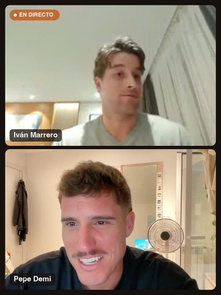 Captura de la sesión en directo de El Sexto Set con Iván Marrero y Pepe Demi